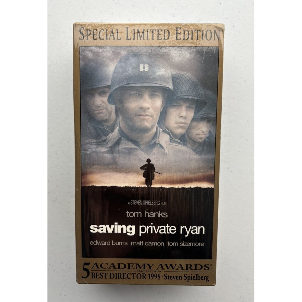 DreamWorks Saving Private Ryan VHS Adult Gold Special‎ Limited Edition War Film